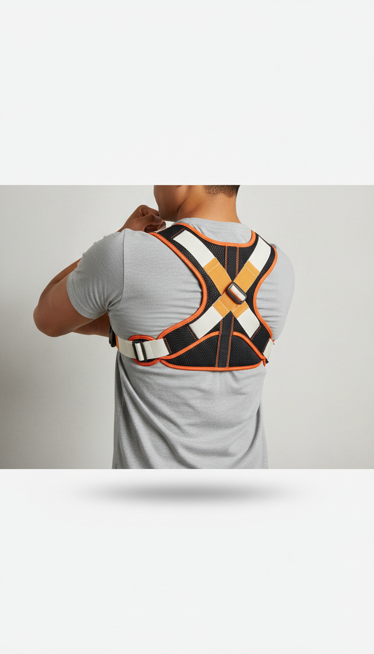 Poise Adjustable Posture Corrector — Breathable Mesh Back &amp; Shoulder Support